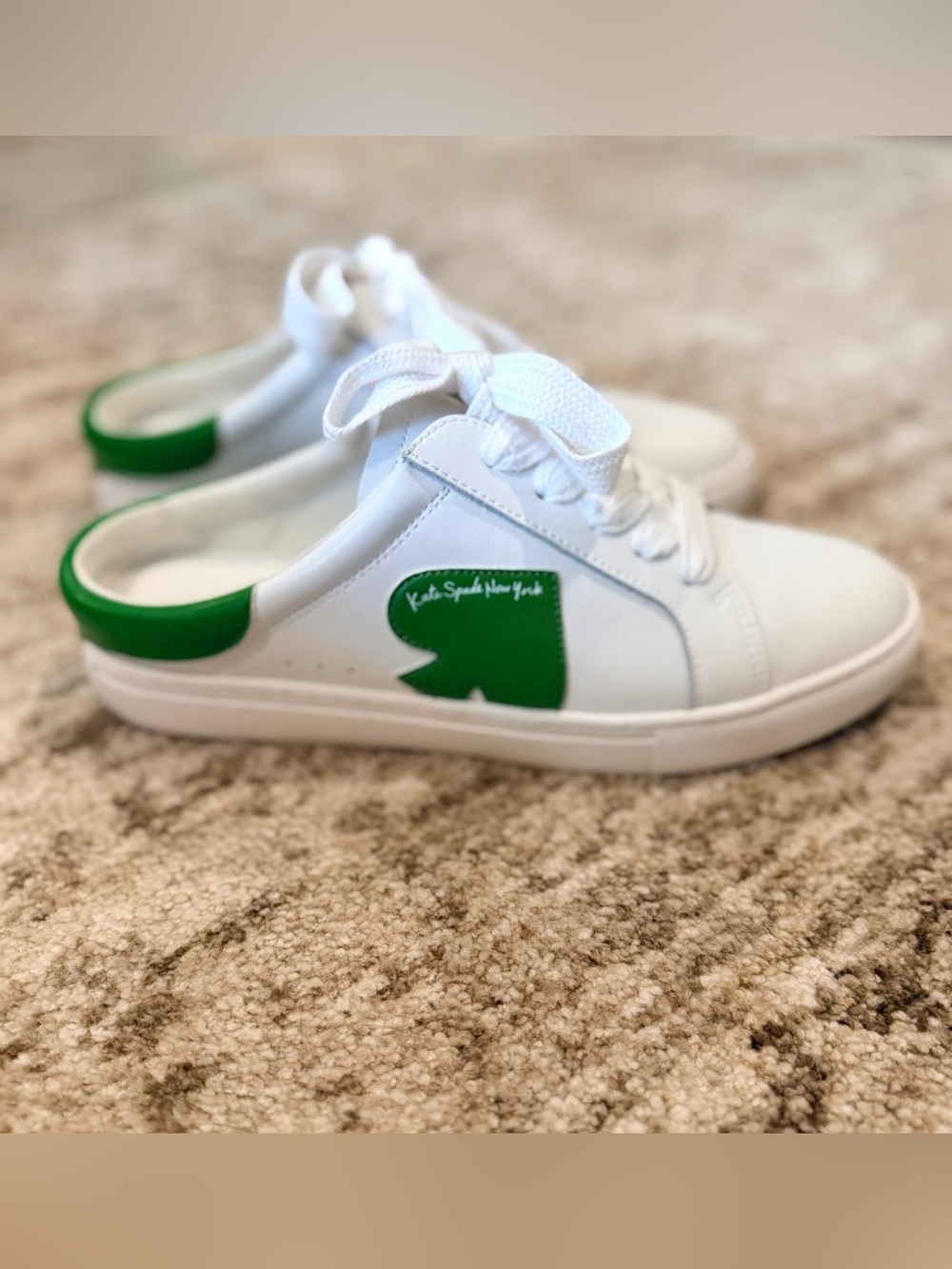 Kate Spade New York Charli Leather Mule Sneakers Size 8 (SOLD OUT ONLINE)
